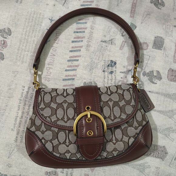 Coach Handbags - Coach Leather Patchwork Shoulder Bag